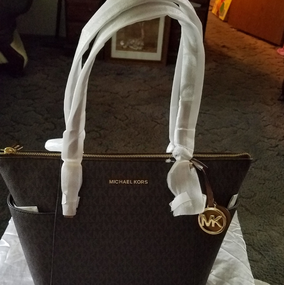 Michael Kors Brown Acorn Tote